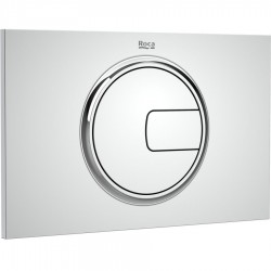 Flush wall plates for concealed cistern Actuation dual flush valve material: ABS, color: Chrome surface: Glossy Flush plates