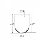 Toilet-seat soft closing, style: Sandwich Slim, color: White Toilet seats & covers Toilet-seat soft closing, style: Sandwich Slim, color: White Toilet seats & covers