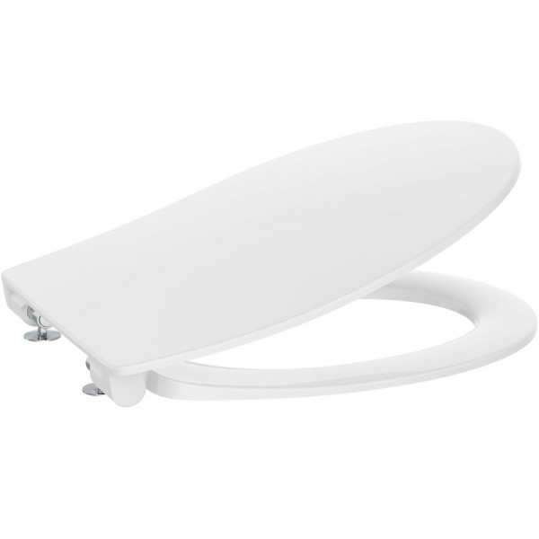 Κάλυμμα λεκάνης soft closing Sandwich Quick Release με μεντεσέδες Stainless Steel slim, χρώμα: Λευκό Καλύμματα Κάλυμμα λεκάνης soft closing Sandwich Quick Release με μεντεσέδες Stainless Steel slim, χρώμα: Λευκό Καλύμματα