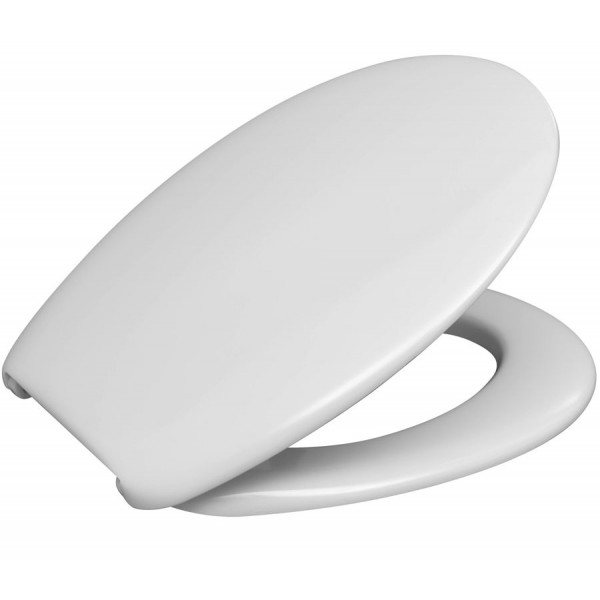 Toilet-seat soft closing, style: Sandwich, color: White Toilet-seat soft closing, style: Sandwich, color: White