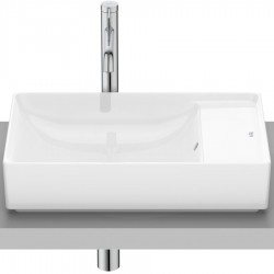 Washbasin Free standing 55x34x12,5 material: Porcelain With overflow Without hole, color: White surface: Glossy Free standing