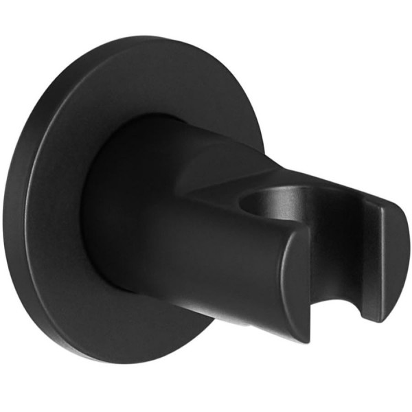 Shower holder Fixed material: Brass Black Matt, color: Black surface: Matt Shower holders Shower holder Fixed material: Brass Black Matt, color: Black surface: Matt Shower holders