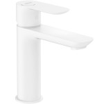 Wash basin tap Deck-mounted material: Brass mixer Without waste Μ size, color: White surface: Matt Deck-mounted Wash basin tap Deck-mounted material: Brass mixer Without waste Μ size, color: White surface: Matt Deck-mounted