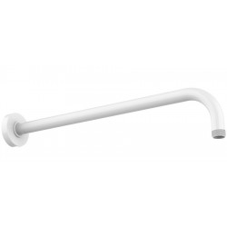 Βραχίονας 40cm Matt White επίτοιχος τύπος από ορείχαλκο, χρώμα: Λευκό επιφάνεια: Ματ Βραχίονες κεφαλής ντους