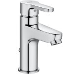 Wash basin tap Deck-mounted material: Brass mixer With pop-up waste set Μ size Cold Start, color: Chrome surface: Glossy Deck-mounted Wash basin tap Deck-mounted material: Brass mixer With pop-up waste set Μ size Cold Start, color: Chrome surface: Glossy Deck-mounted