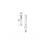 Shower head 1 jet Stick Round, color: Chrome surface: Glossy Hand showers Shower head 1 jet Stick Round, color: Chrome surface: Glossy Hand showers