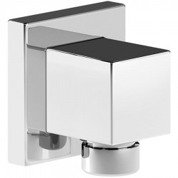 Provision Square, color: Chrome surface: Glossy Outlet elbows