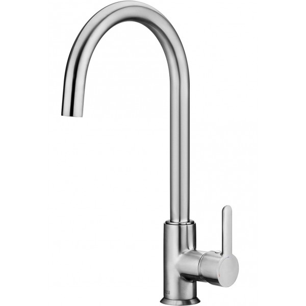 Kitchen tap Deck-mounted material: Brass, color: Grey surface: Matt Deck-mounted Kitchen tap Deck-mounted material: Brass, color: Grey surface: Matt Deck-mounted
