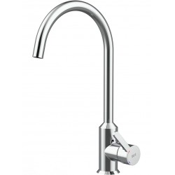 Kitchen tap Deck-mounted material: Brass, color: Chrome surface: Glossy Deck-mounted