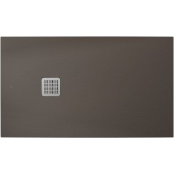 Shower tray Rectangular 140x80x3,1 material: Synthetic Superslim , Stonex®, color: Brown surface: Srained - Textured Rectangular