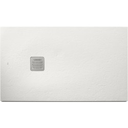 Ντουζιέρα ορθογώνια 140x70x3,1 από συνθετικό Superslim , Stonex®, χρώμα: Λευκό επιφάνεια: Σαγρέ - Ανάγλυφη