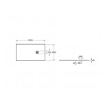 Ντουζιέρα ορθογώνια 100x80x2,6 από συνθετικό Superslim , Stonex®, χρώμα: Λευκό επιφάνεια: Σαγρέ - Ανάγλυφη Ντουζιέρα ορθογώνια 100x80x2,6 από συνθετικό Superslim , Stonex®, χρώμα: Λευκό επιφάνεια: Σαγρέ - Ανάγλυφη