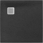 Ντουζιέρα τετράγωνη 90x90x2,8 από συνθετικό Square, Onyx Superslim , Stonex®, χρώμα: Μαύρο επιφάνεια: Σαγρέ - Ανάγλυφη Τετράγωνες Ντουζιέρα τετράγωνη 90x90x2,8 από συνθετικό Square, Onyx Superslim , Stonex®, χρώμα: Μαύρο επιφάνεια: Σαγρέ - Ανάγλυφη Τετράγωνες