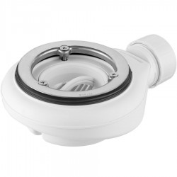 Βαλβίδα Extra flat Φ60mm χωρίς υπερχείλιση από ορείχαλκο επιφάνεια: Γυαλιστερή, χρώμα: Χρωμέ Βαλβίδες