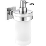 Dispenser material: Brass Wall-mounted Φ7,5x12,2x15,3 cm, color: Chrome surface: Glossy Dispenser material: Brass Wall-mounted Φ7,5x12,2x15,3 cm, color: Chrome surface: Glossy