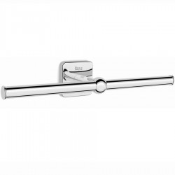 Paper holder double material: Brass, color: Chrome surface: Matt Toilet paper holders