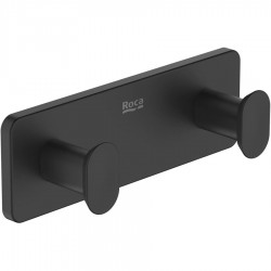 Άγκιστρο από ορείχαλκο διπλό Matt Black, χρώμα: Μαύρο επιφάνεια: Ματ Άγκιστρα