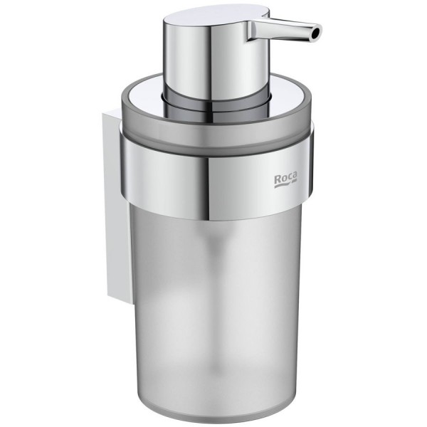 Dispenser material: Brass Wall-mounted Φ7,4x9,4x16,2 cm, color: Chrome surface: Glossy Soap dispensers Dispenser material: Brass Wall-mounted Φ7,4x9,4x16,2 cm, color: Chrome surface: Glossy Soap dispensers