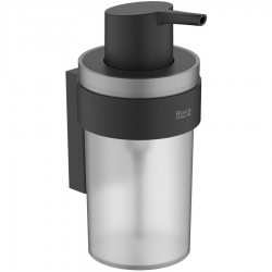 Dispenser material: Plastic Wall-mounted Φ7,4x9,4x16,2 cm, color: Black surface: Matt