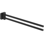 Towel 37cm Black Matt Folding double material: Brass, color: Black surface: Matt Towel 37cm Black Matt Folding double material: Brass, color: Black surface: Matt