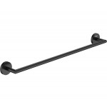 Towel 60cm Black Matt Fixed material: Brass single, color: Black surface: Matt Towel rails