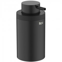 Dispenser countertop material: Brass, color: Black surface: Matt Soap dispensers