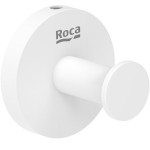 Άγκιστρο από ορείχαλκο μονό Matt White, χρώμα: Λευκό επιφάνεια: Ματ Άγκιστρα