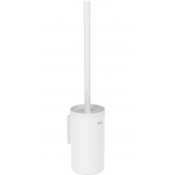 Brush (broom) material: Brass Wall-mounted White Matt, color: White surface: Matt Toilet brush holders