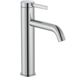 Wash basin tap Deck-mounted material: Brass mixer With push-open waste set Μ size, color: Chrome surface: Glossy Deck-mounted Wash basin tap Deck-mounted material: Brass mixer With push-open waste set Μ size, color: Chrome surface: Glossy Deck-mounted