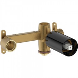 Wash basin tap Wall-mounted - concealed part Titanium Black mixer Wall-mounted - concealed part