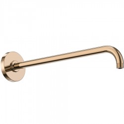 Βραχίονας 40cm Rose Gold επίτοιχος τύπος από ορείχαλκο, χρώμα: Ροζ Χρυσό επιφάνεια: Γυαλιστερή Βραχίονες κεφαλής ντους