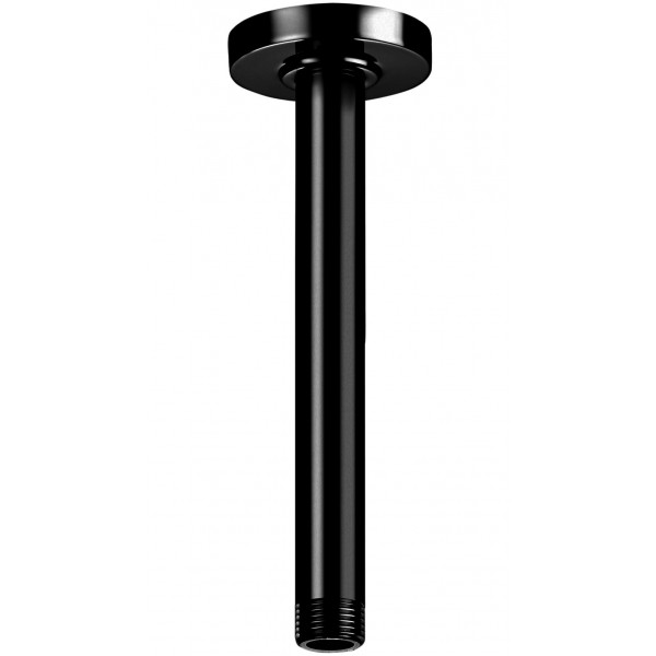 Arm 20cm Titaniun Black Ceiling-mounted material: Brass, color: Black surface: Glossy Arm 20cm Titaniun Black Ceiling-mounted material: Brass, color: Black surface: Glossy