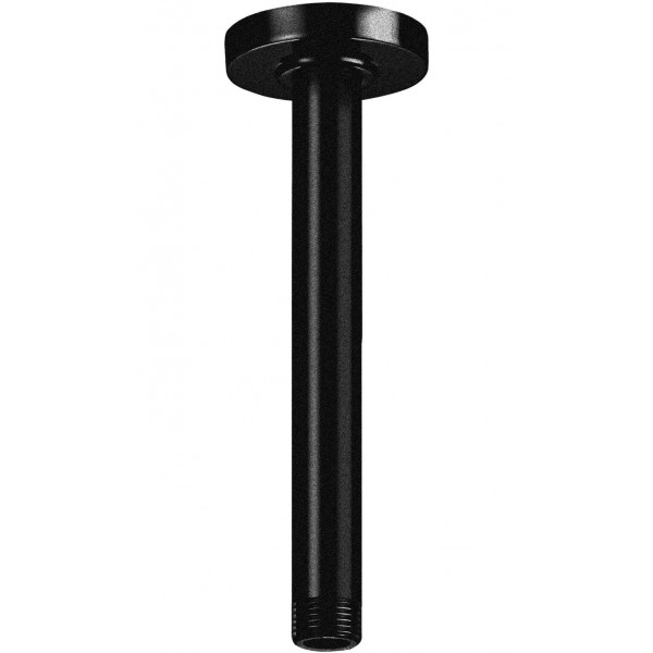 Arm 20cm Ceiling-mounted material: Brass, color: Black surface: Brushed Shower arms Arm 20cm Ceiling-mounted material: Brass, color: Black surface: Brushed Shower arms