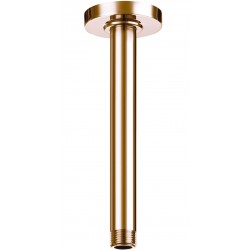 Arm 20cm Ceiling-mounted material: Brass, color: Pink Gold surface: Glossy Shower arms
