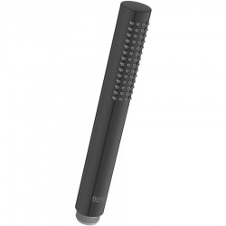 Shower head 1 jet Stick Round, color: Black surface: Glossy Hand showers