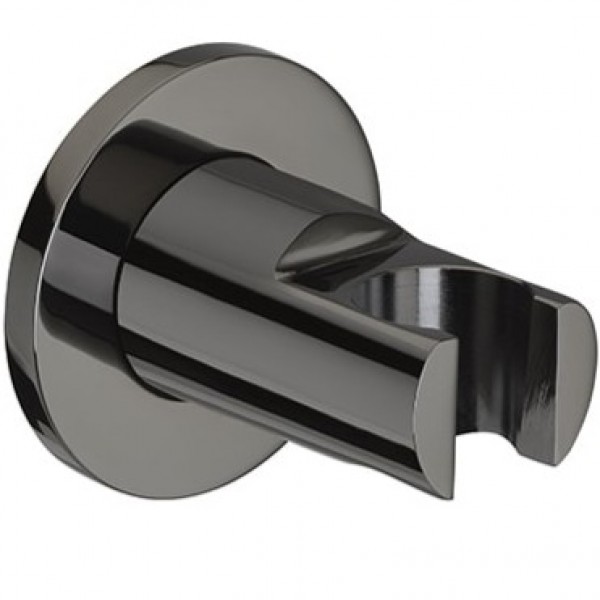 Στήριγμα ντους σταθερό από ορείχαλκο Round, titanium black, χρώμα: Μαύρο επιφάνεια: Γυαλιστερή Στηρίγματα ντους Στήριγμα ντους σταθερό από ορείχαλκο Round, titanium black, χρώμα: Μαύρο επιφάνεια: Γυαλιστερή Στηρίγματα ντους