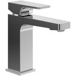 Wash basin tap Deck-mounted material: Brass mixer With pop-up waste set Μ size, color: Chrome surface: Glossy Deck-mounted
