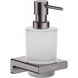 Dispenser material: Brass Wall-mounted 200 ml, brushed black chrome, color: Dark Grey surface: Brushed Soap dispensers