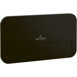 Πλακέτα εντοιχιζόμενου καζανακίου 200S, Black Matt από ABS διπλής ενέργειας μηχανικά με έλασμα, χρώμα: Μαύρο επιφάνεια: Ματ Πλακέτες