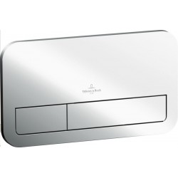 Flush wall plates for concealed cistern dual flush valve material: ABS Mechanical with string, color: Chrome surface: Glossy Flush plates