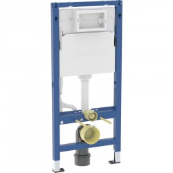 Καζανάκι εντοιχιζόμενο κρεμαστής λεκάνης για τοίχο γυψοσανίδας με πλαίσιο 112x50x12cm Εντοιχιζόμενα για επίτοιχη λεκάνη