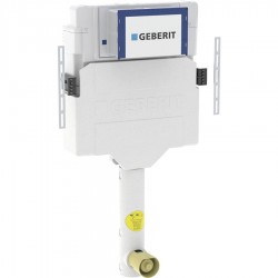 Καζανάκι εντοιχιζόμενο κρεμαστής λεκάνης για τοίχο γυψοσανίδας χωρίς πλαίσιο πάχους 12cm,  6/3lt Εντοιχιζόμενα για επίτοιχη λεκάνη