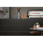 Brick 7,5x30 Italy 1st choice surface: Matt, hue: Black Brick look tiles