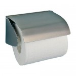 Χαρτοθήκη σκεπαστή από inox Stainless Steel, Satin Matt, χρώμα: Χρωμέ επιφάνεια: Βουρτσισμένη Χαρτοθήκες