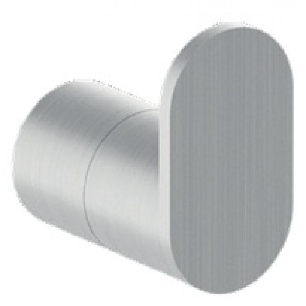 Άγκιστρο από inox μονό Stainless Steel, Satin Matt, χρώμα: Χρωμέ επιφάνεια: Βουρτσισμένη Άγκιστρα