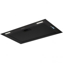 Απορροφητήρας εντοιχιζόμενος απλός 60cm 180 W, χρώμα: Μαύρο