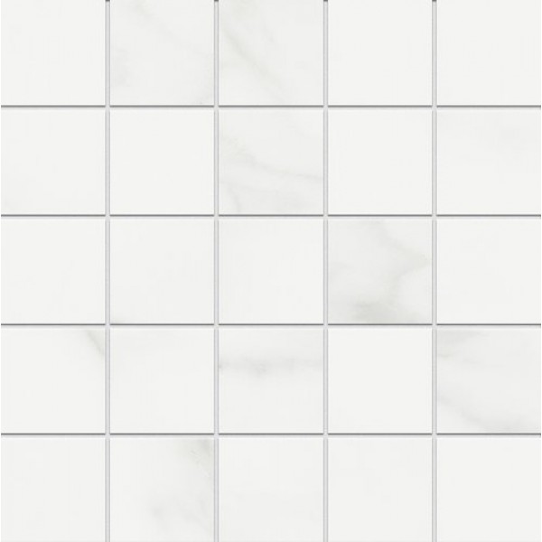 Mosaic 30x30 Italy, shape: Square 1st choice rettificato Tessere (6x6), hue: White/Grey Mosaics