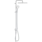 Shower slider rail with head material: Brass With diverter 92cm, 25x25cm, color: Chrome surface: Glossy Shower rails with head Shower slider rail with head material: Brass With diverter 92cm, 25x25cm, color: Chrome surface: Glossy Shower rails with head
