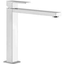 Wash basin tap Deck-mounted for free-standing washbasin material: Brass mixer Without waste, color: Chrome surface: Glossy Deck-mounted