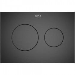 Flush wall plates for concealed cistern Actuation dual flush valve material: ABS, color: Black surface: Glossy Flush plates